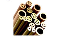 Small Hole EDM Tooling Brass Electrode Tube Multi Channel