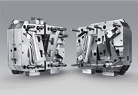 Double Color Front Door Water Cut Mold