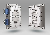 Rear Air Outlet Air Door Shifting Fork Mold