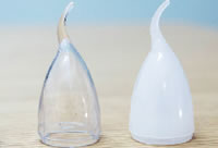 Plastic Injection Products, Candle Shade Smokebell, Polycarbonate PC Material Mirror Polish