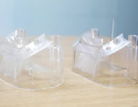 Plastic Injection Products, Medical Apparatus Instruments Shell, Polyplastics COC6105S-04, Mirror Polish, High Temperature