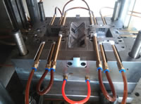 Plastic Mould, For House Model With Hasco Standard Polish, EDM Marks Spark Patterns B