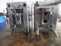 Plastic Mould, TPU Part, Beryllium Copper Cores, Quick Production Mould B