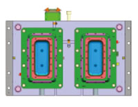 5L Napoli Tub Mould, PP, 99g, Mould Design Structure B