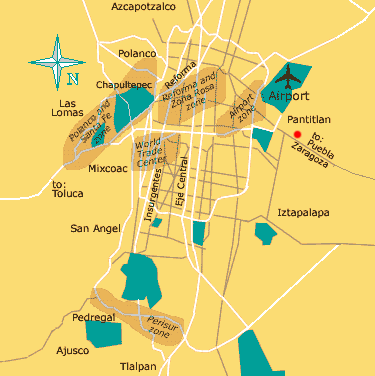"PIFESA" is flashing in Mexico city map.