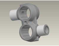 Izoliator 3D Profile Drawing