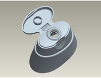 New Shampoo Cap 3D Profile Drawing 01