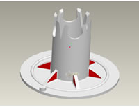 Opora 3D Profile Drawing