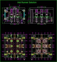 Opora Mould 2D Design Drawing