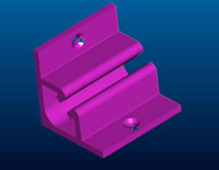 PS Clip 3D Profile Drawing