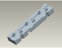 Plastics PS Socket 3D Profile Drawing 1