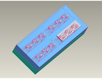 Plastics PS Socket Mould 3D Drawing