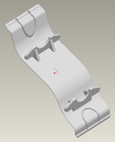 Plastina 4 Interconnection 3D Profile Drawing