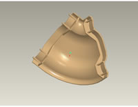 Plintus C 3D Profile Drawing