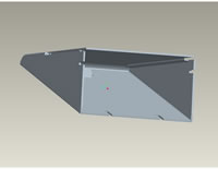 Pod Base 3D Profile Drawing