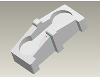 Traversa Arm 3D Profile Drawing