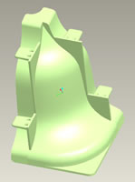 Ugol 2 Plintus 3D Profile Drawing