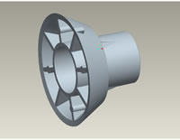 Vstavka Krug 3D Profile Drawing