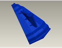 Vstavka Ugol CR a 3D Profile Drawing